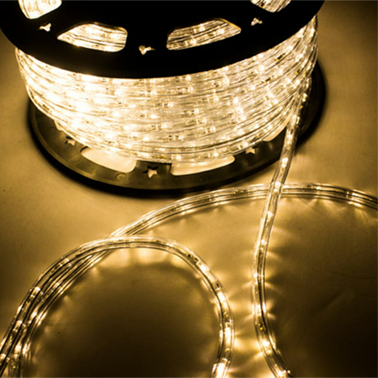 Ainfox LED Rope Light Cold White 150 Indoor Outdoor Wedding Decor Parties 